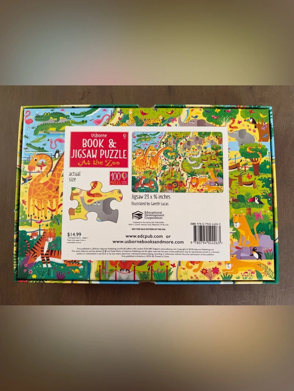 Usborne Book And Jigsaw Puzzle 